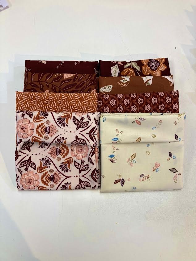 Folk & Lore Fat Quarter Bundle Burgundy