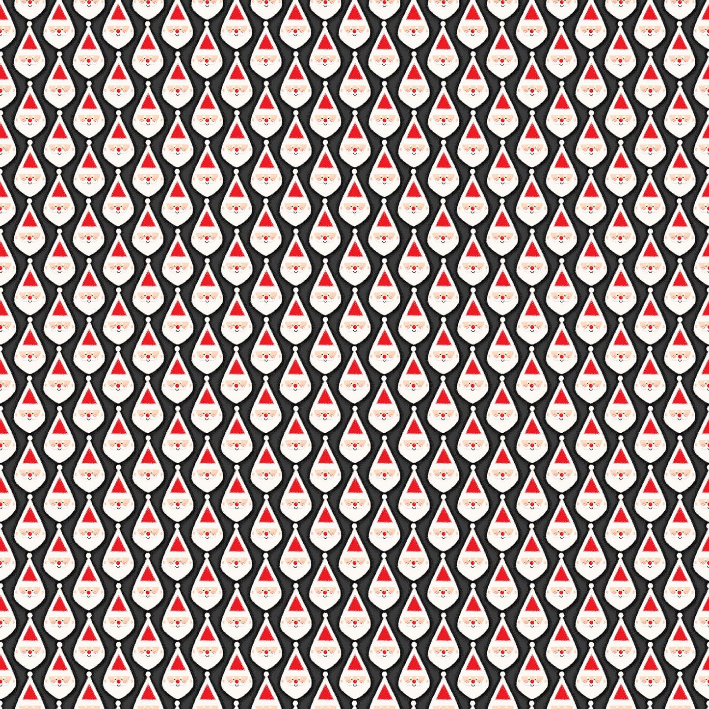 Jolly Holiday 10309-99 santa baubles black