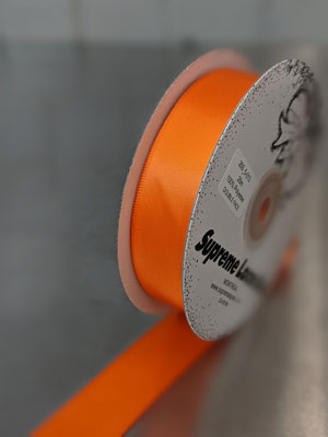 200 5-013 Orange Double Face Ribbon
