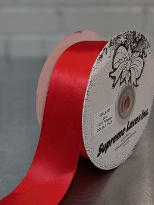200 9-008 Red 1.5" Double Face Ribbon