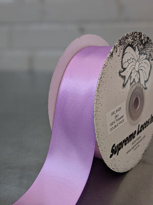 200 9-025 Lilac 1.5" Double Face Ribbon