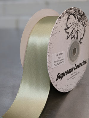 200 9-049 Celadon 1.5" Double Faced Ribbon
