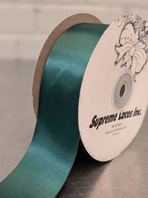 200 9-056 1.5" Double Face Ribbon Teal