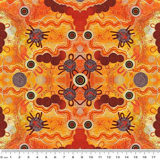 1/2 Meter Cut Spirit of the Bush 0167M