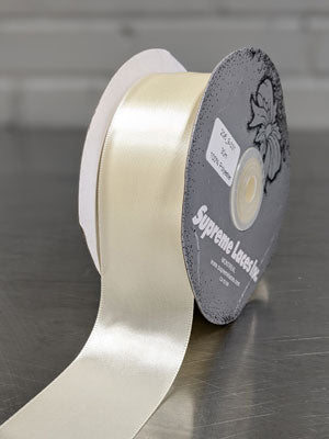 206 9 031 Ivory Single Faced Ribbon