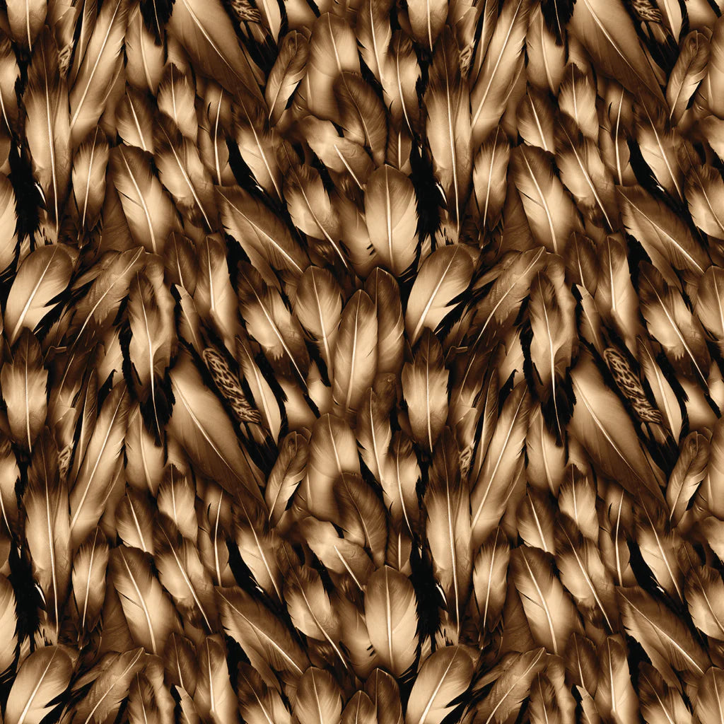 Strokes of the Wild 21231201-02 Feathers Brown