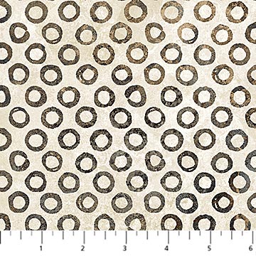 BOLT END 28.5" Stonehenge Retro Vibes 27746-12 Beige Rings