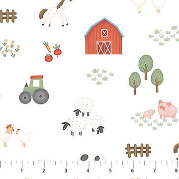Quack Quack Moo 27815-10 White Multi