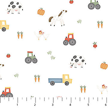 Quack Quack Moo 27818-10 White Multi