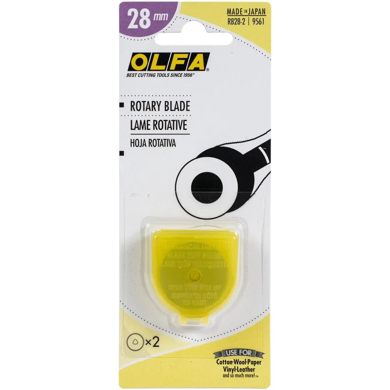 OLFA 28mm Rotary Blade 2 pack