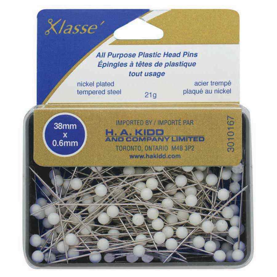 All Purpose Plastic Head Pins