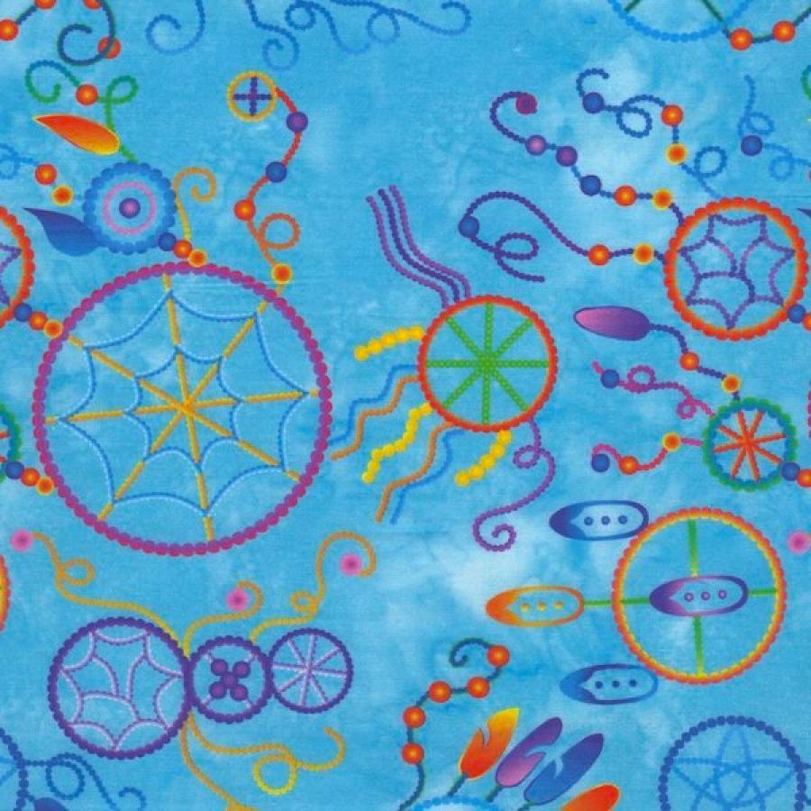 Celestial Dream Catchers Blue