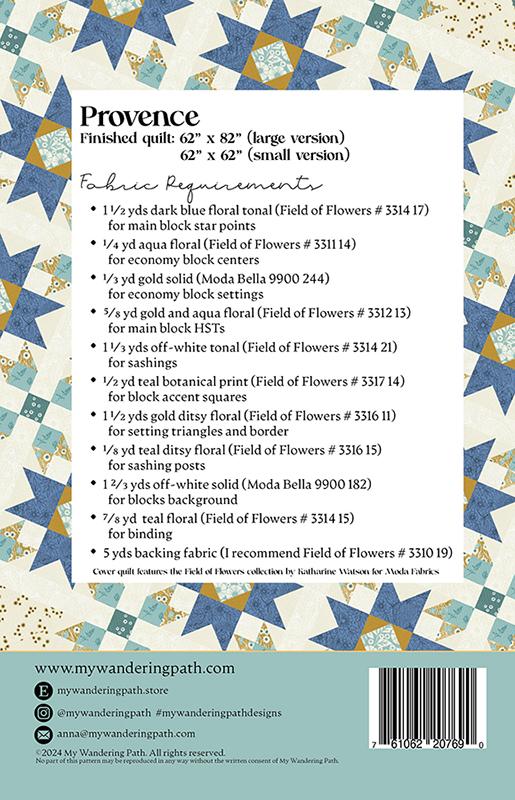 Provence Quilt Pattern