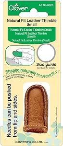Natural Fit Leather Thimble Small