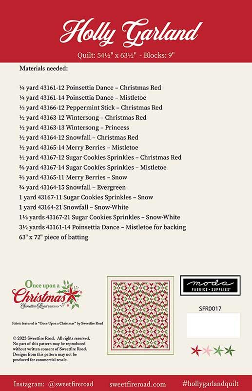 Holly Garland Pattern