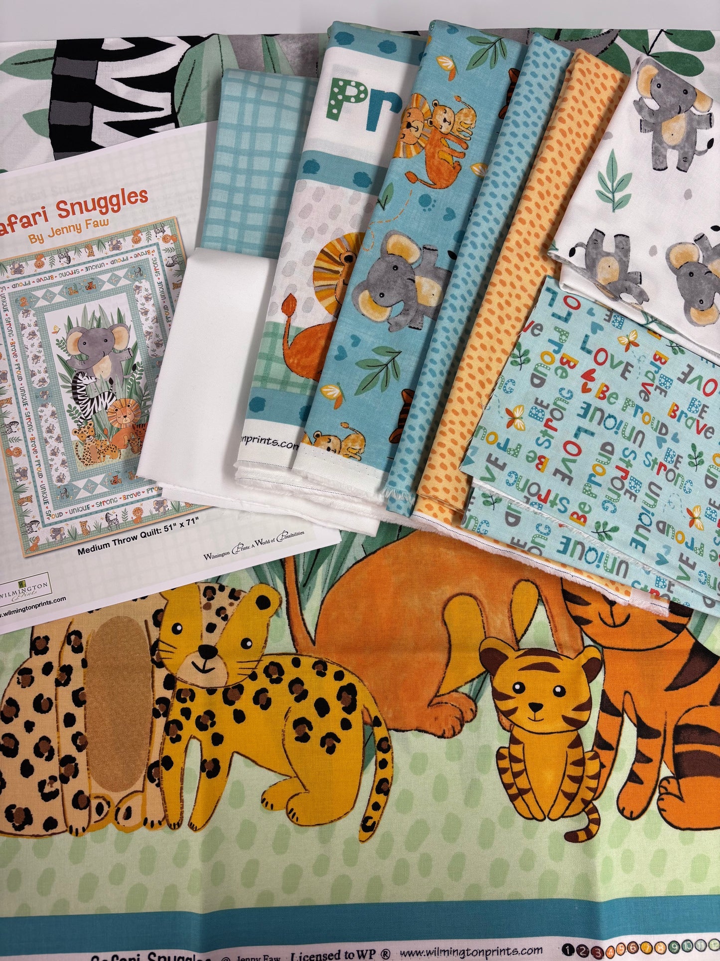Safari Snuggles Quilt Kit