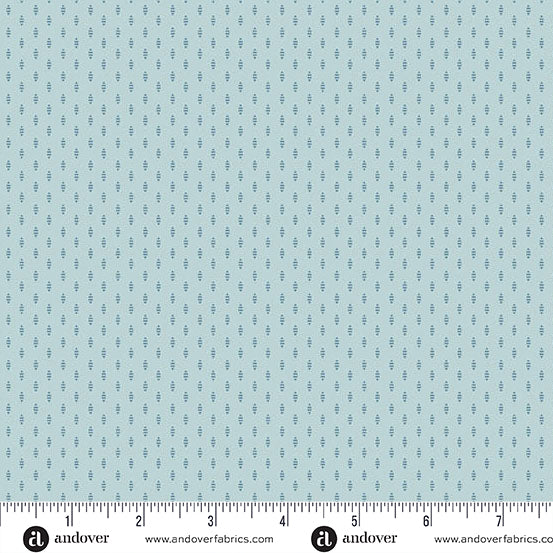 Sewing Bird A 1608 B Cornflower Satin Stitch
