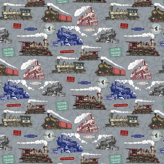 All Aboard VA4151 Scatter Mid Grey