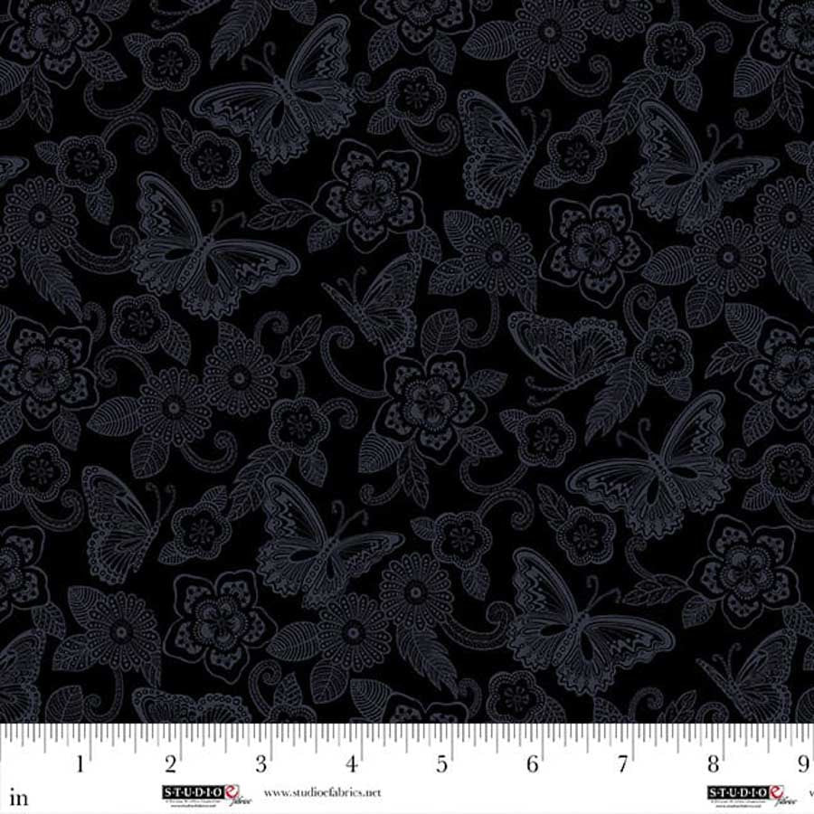 Dark Shadows 8911 99 Black Butterflies