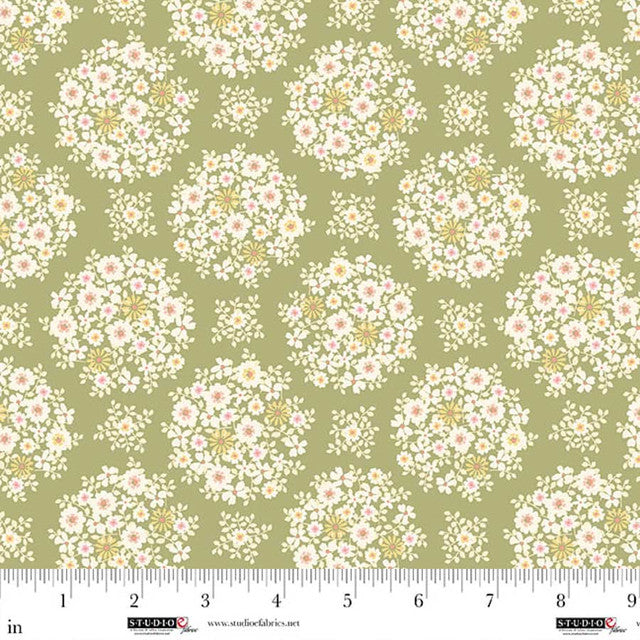 Layla 9014 62 Sage Floral Bouquet