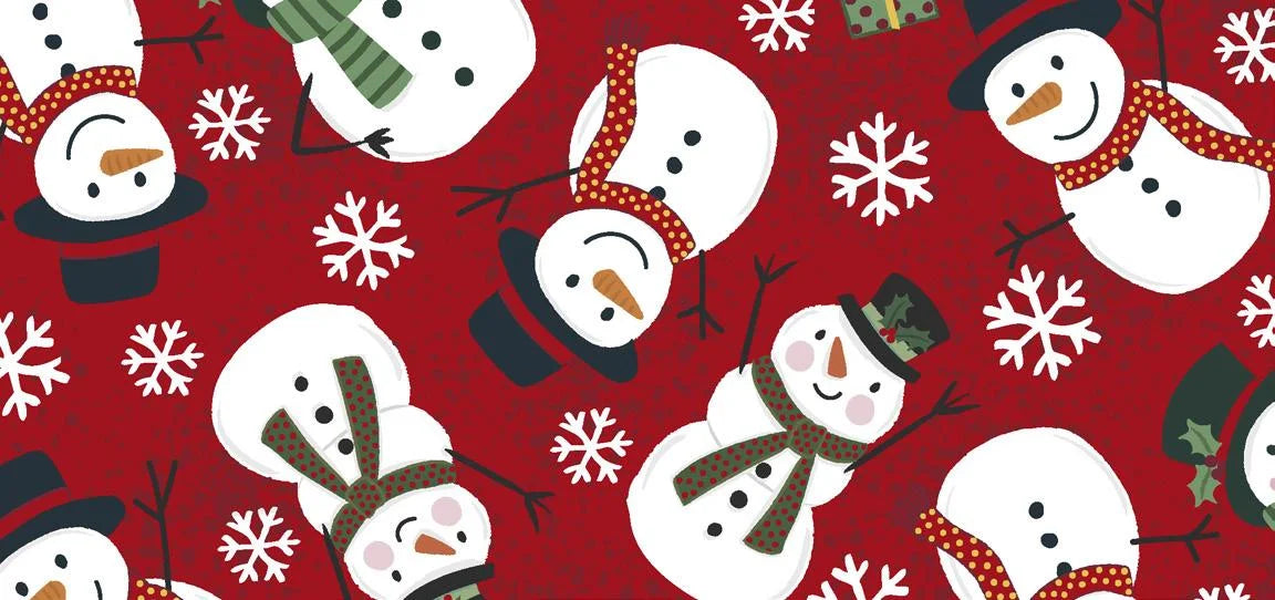 Be Merry Snowman Toss 22278-RED-CTN-D