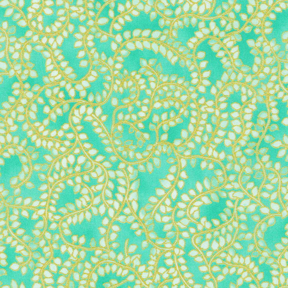1/2 Meter Cut Jeweled Leaves AXUM- 21611-70