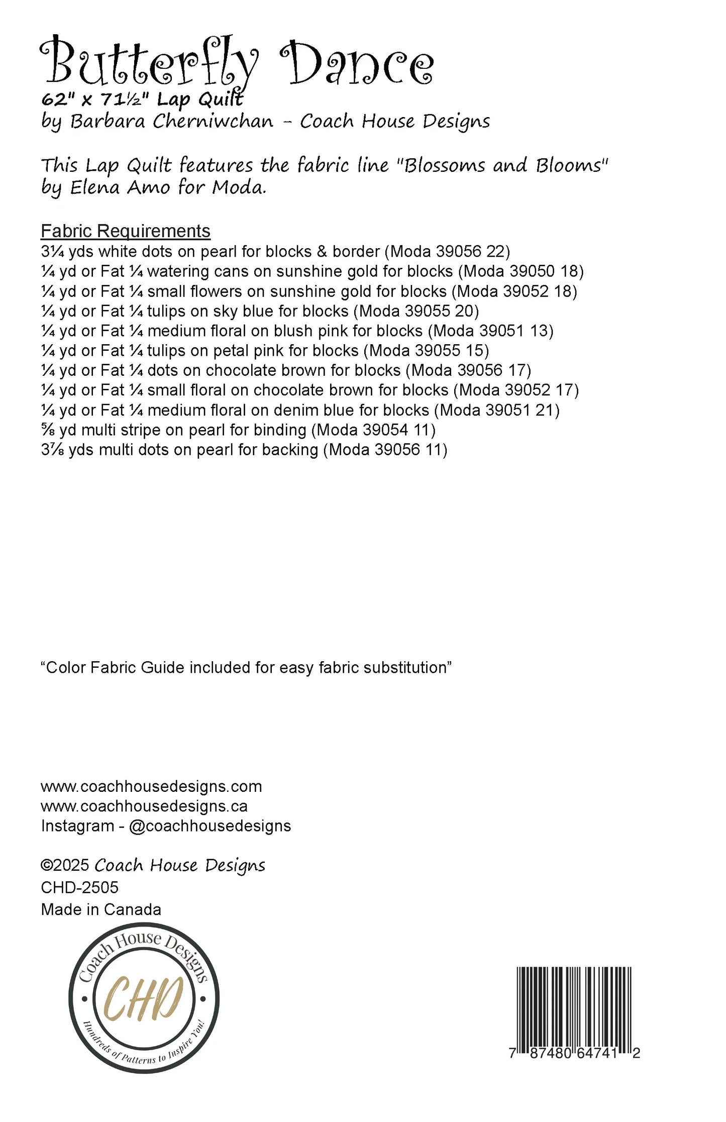 Butterfly Dance Pattern