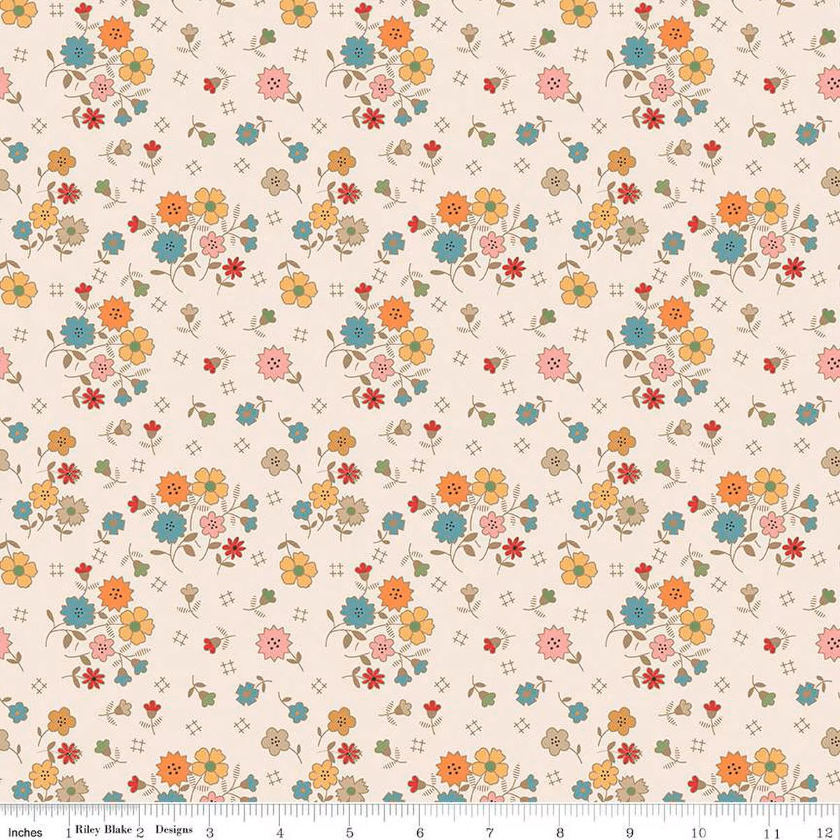 BOLT END 32.5" Autumn Floral C14650 Latte