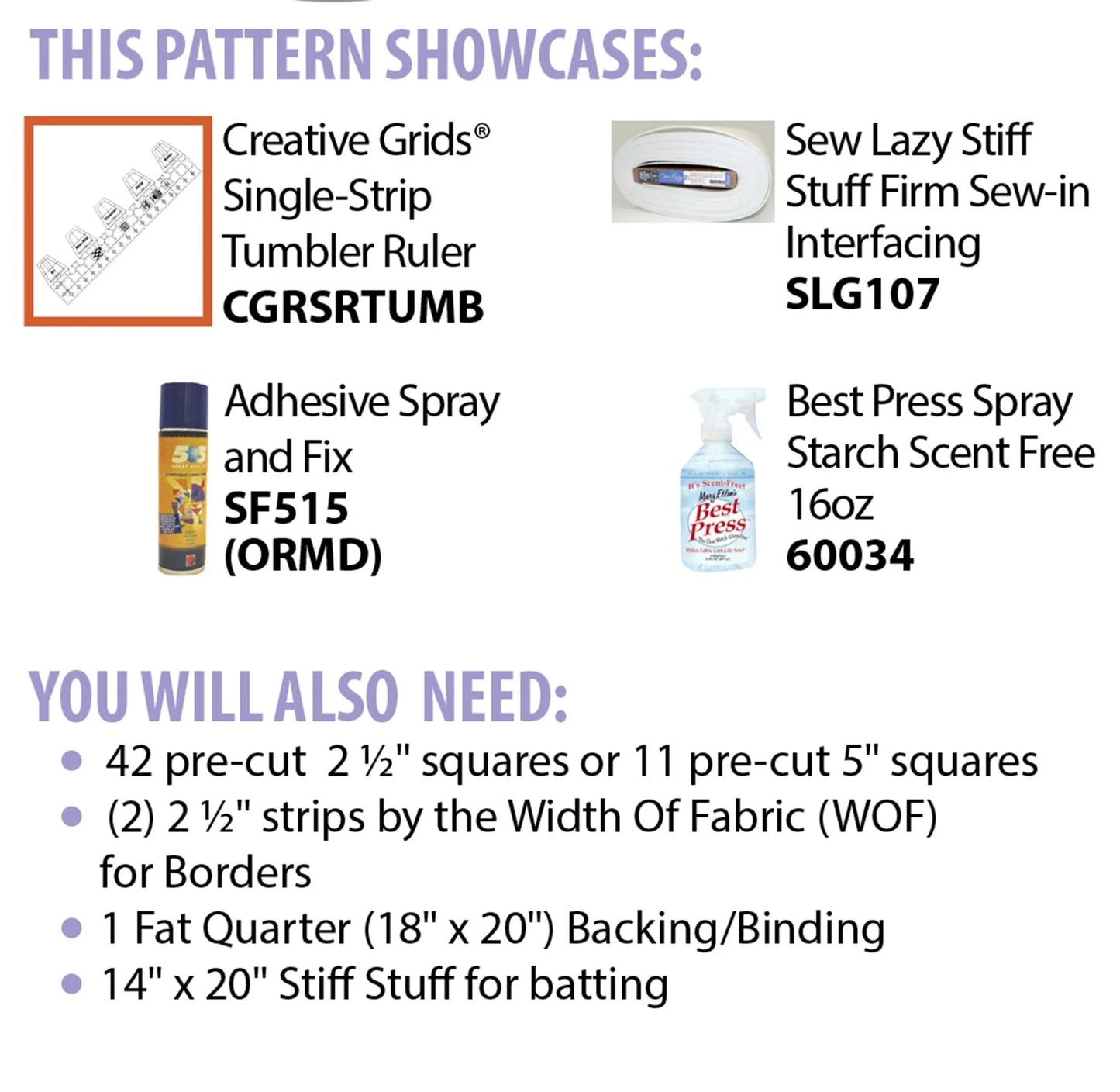 Candy Cups Placemat Pattern