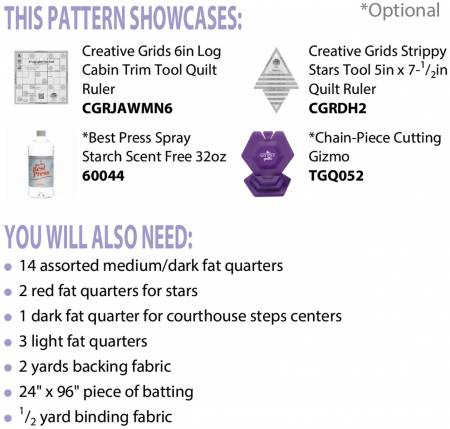 Log Cabin Nights Pattern