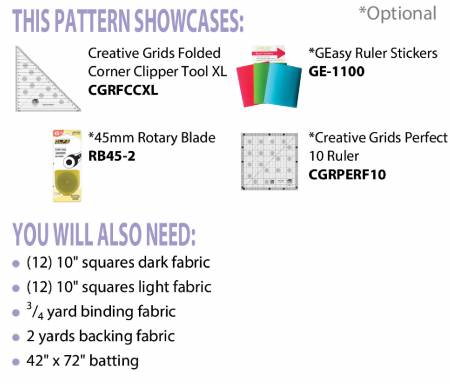 Reflections Runner and Placemats Pattern