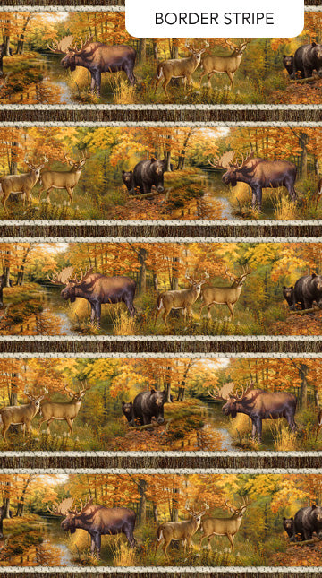 Naturescapes Wilderness DP27786-36 Brown Multi