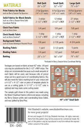 Cuckoo Quilt Pattern
