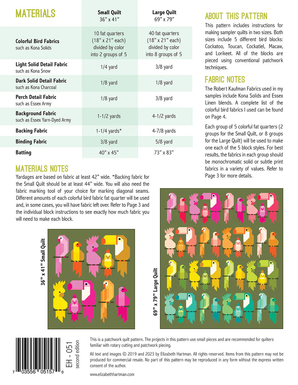 Pretty Birds Pattern