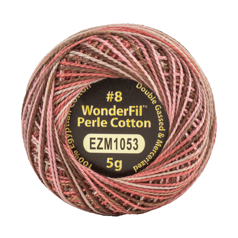 Variegated Eleganza Thread EZM1053 Strawberry Chocolate
