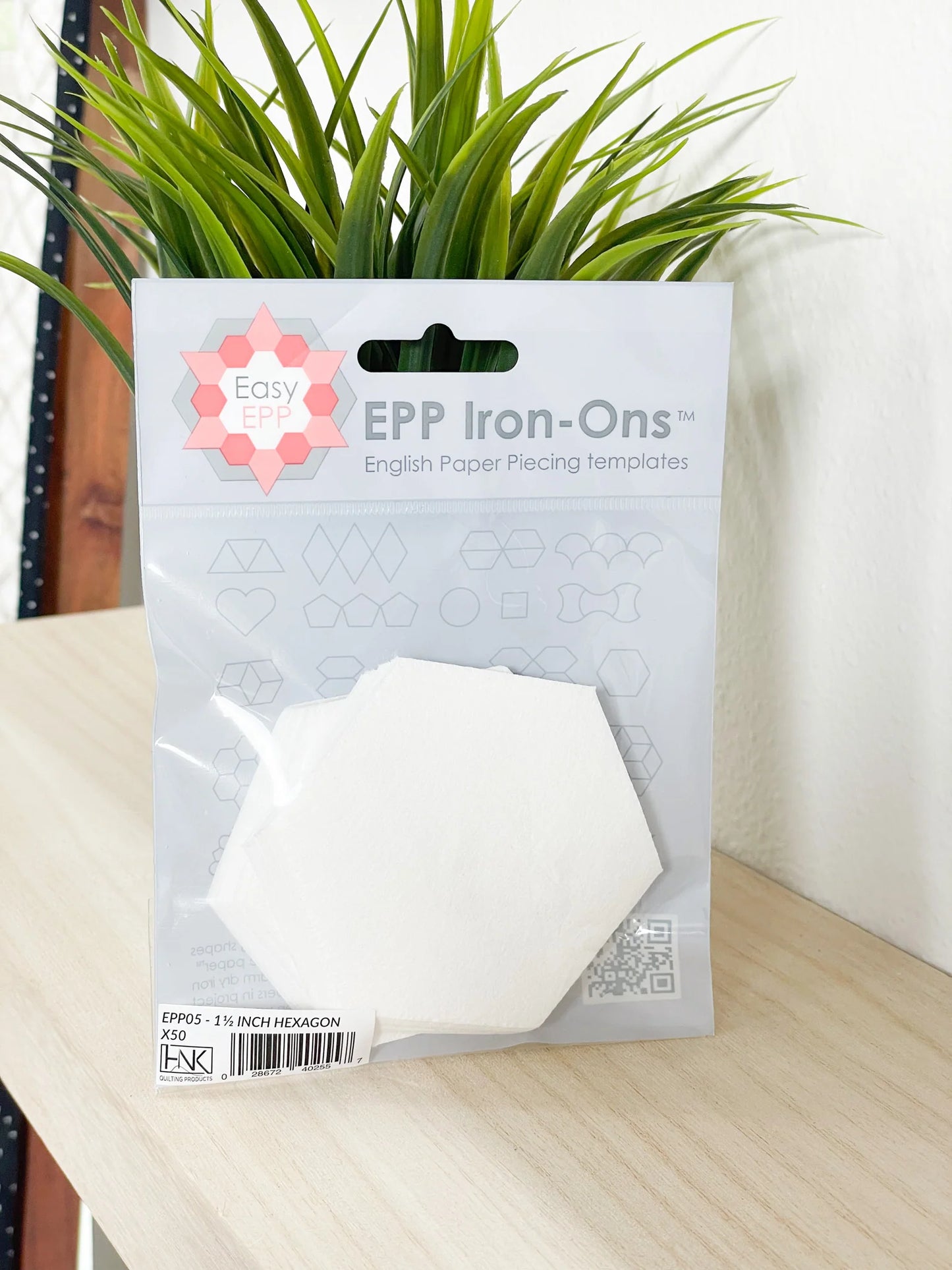 Easy EPP Iron-Ons 1 1/2" Hexagon (50)