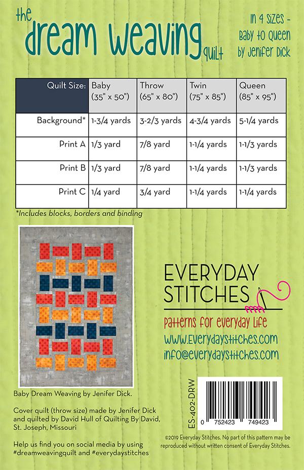 Dream Weaving Quit Pattern