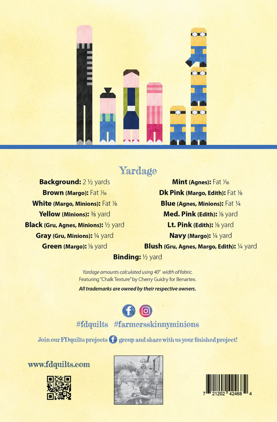 Farmer's Skinny Minions Pattern