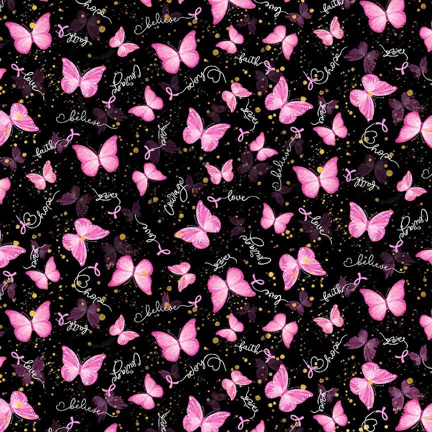 Pink Ribbons and Butterflies CD3399
