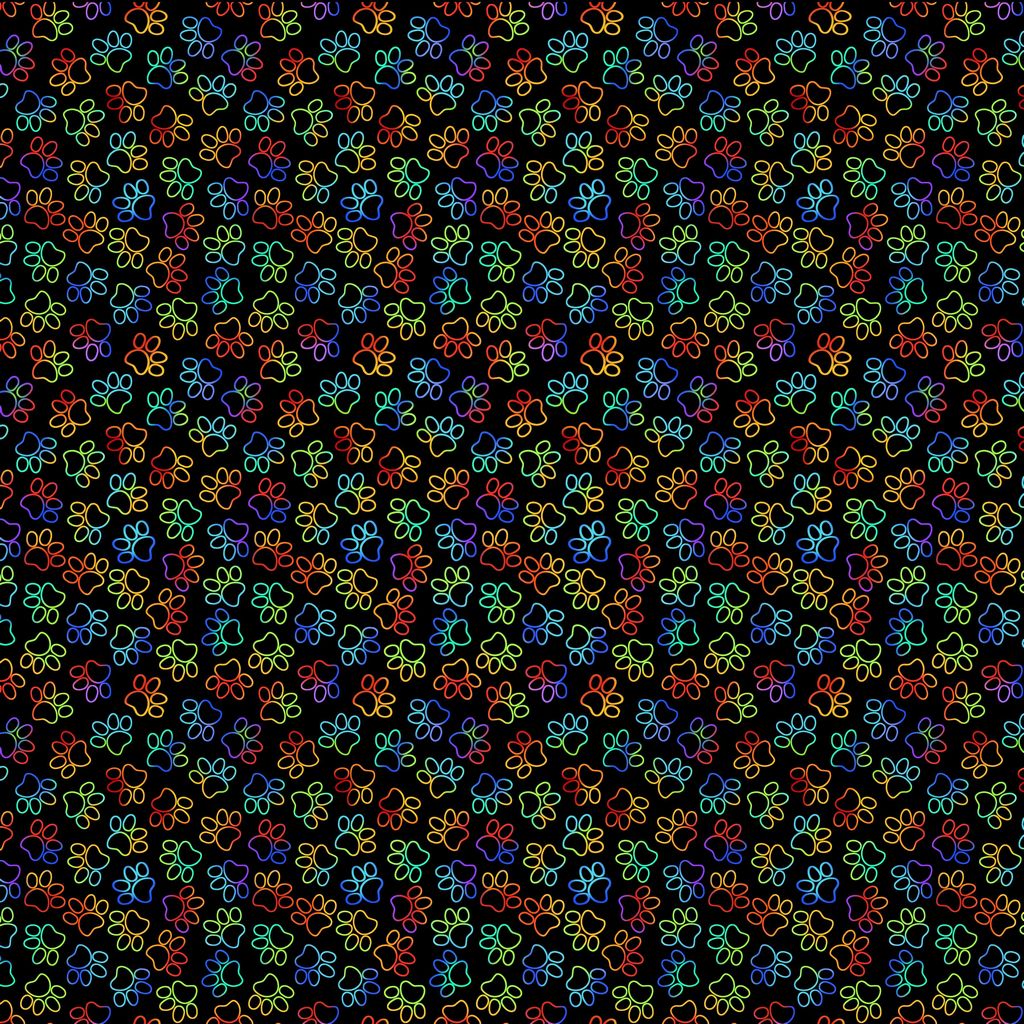 Paw Prints CD33309 Rainbow
