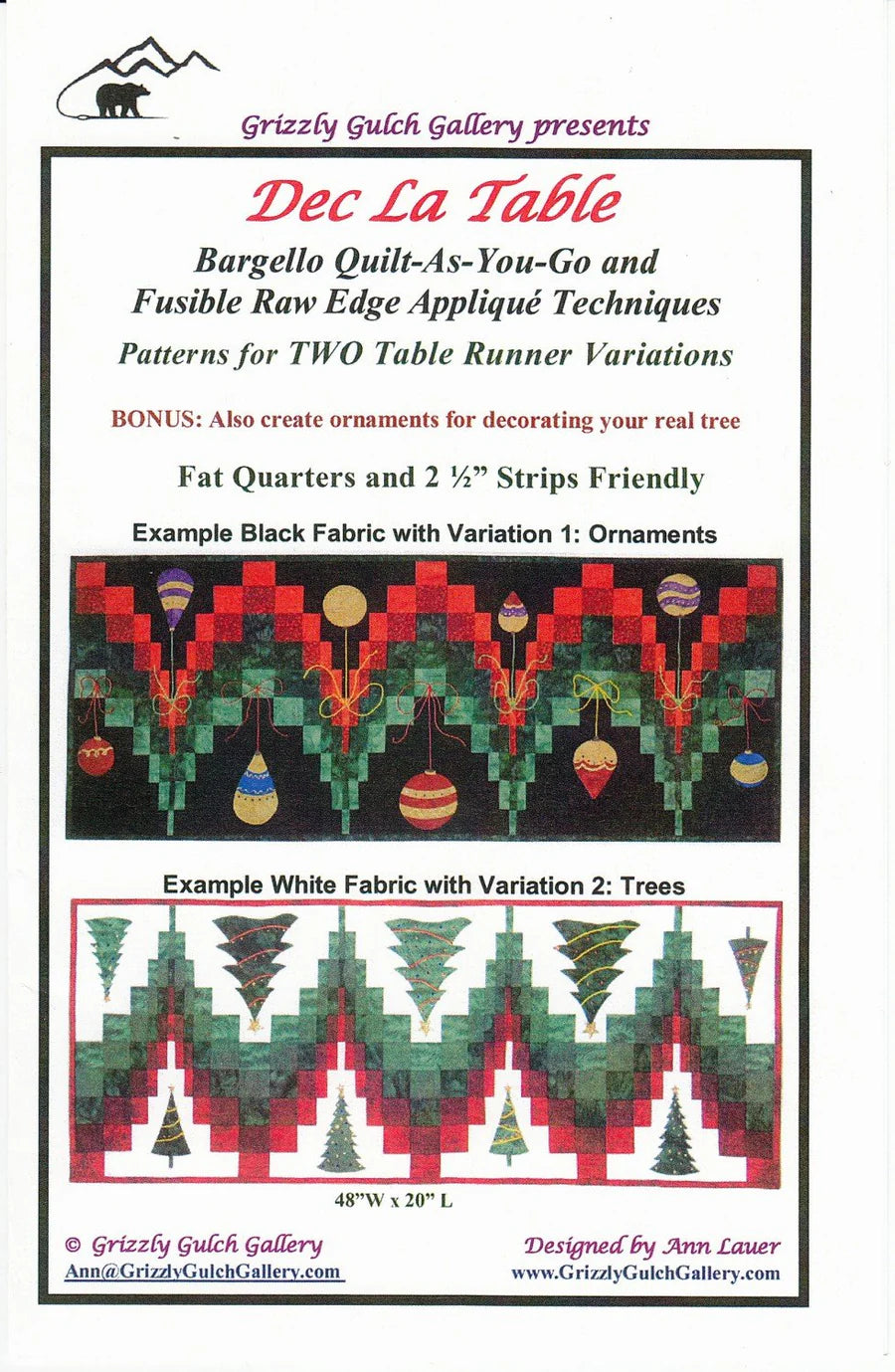 Dec La Table Pattern