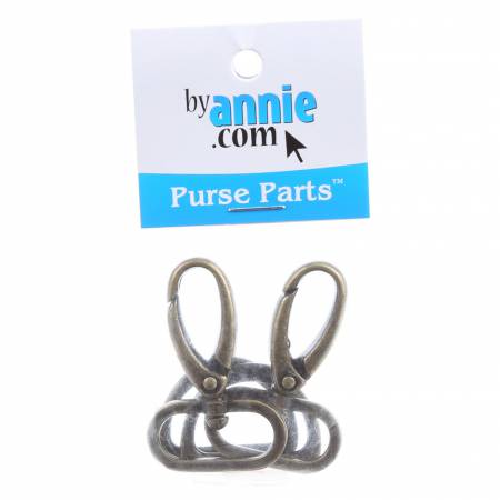 Purse Parts 1" Ant Brass