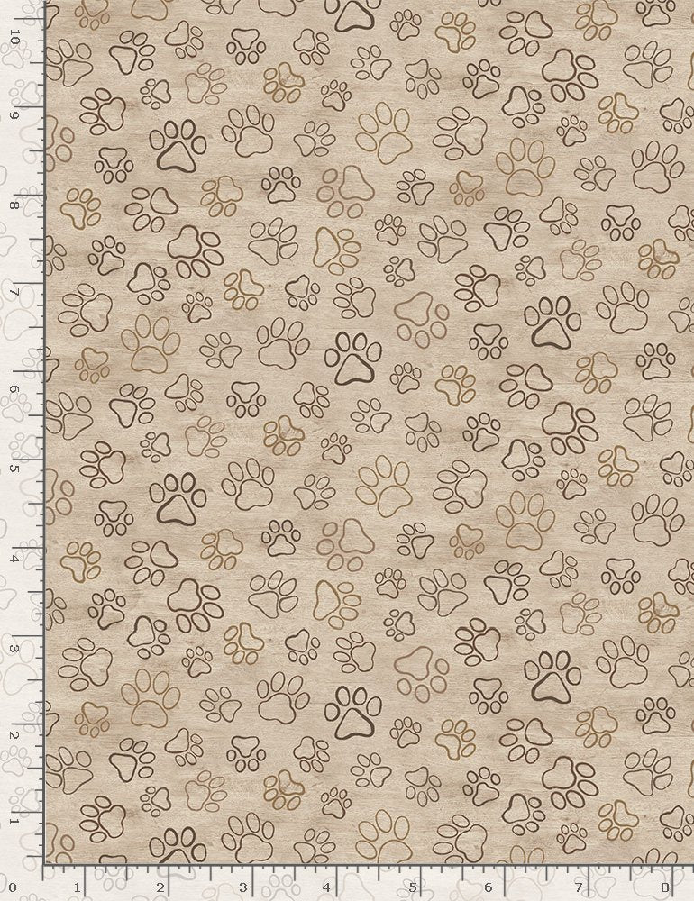 Paw prints Natural CD8556
