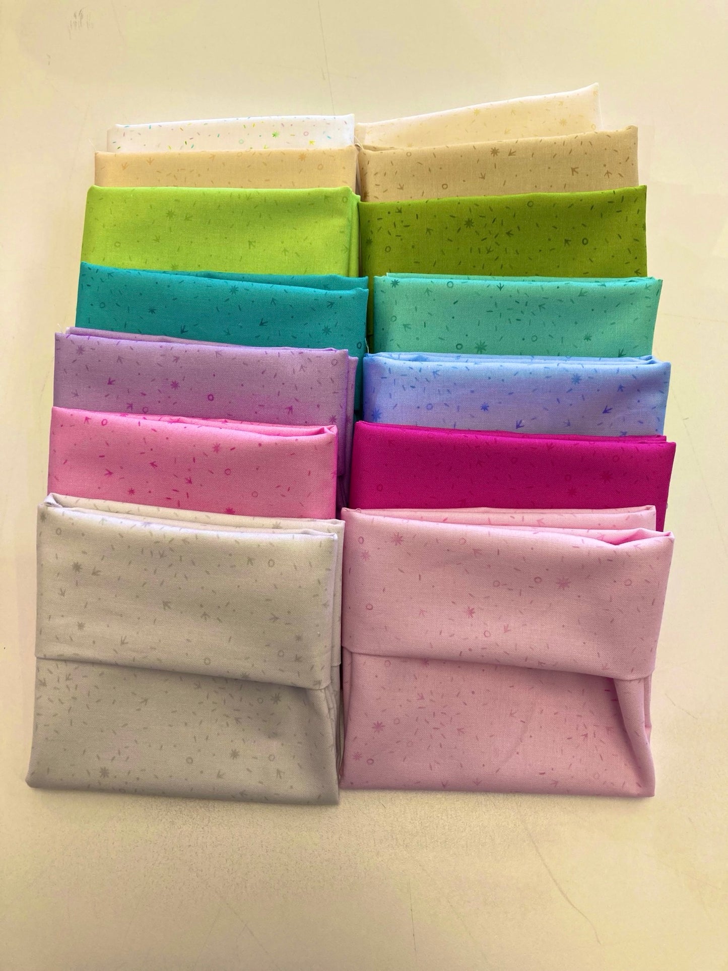 Chicken Scratch Rainbow Fat Quarter Bundle