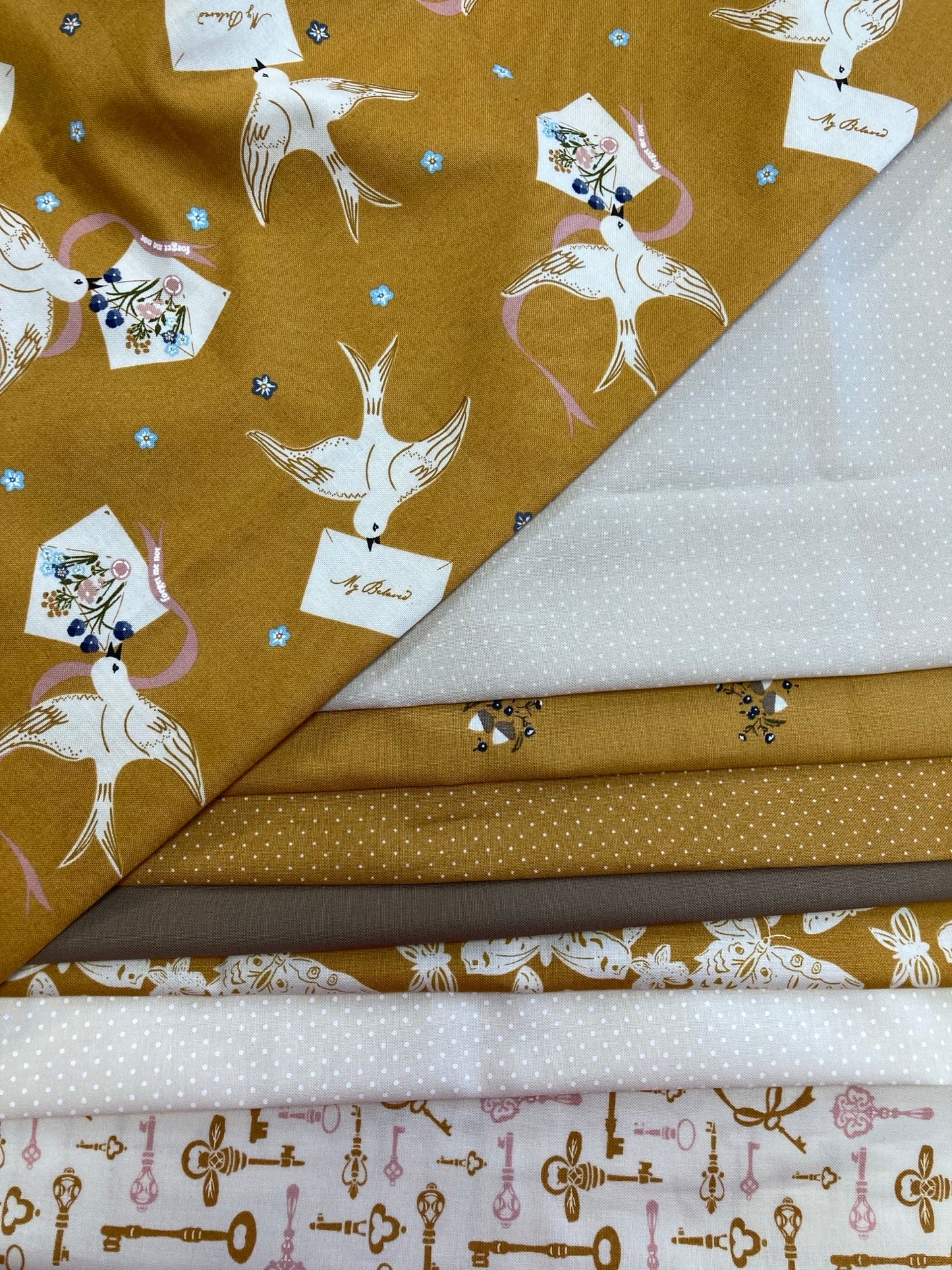 Enchantment Mustard Fat Quarter Bundle