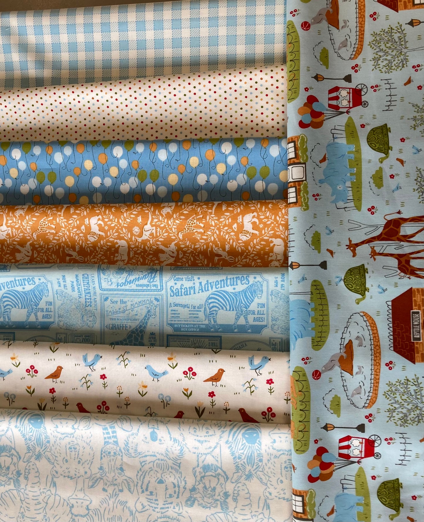 Animal Park Cream Fat Quarter Bundle