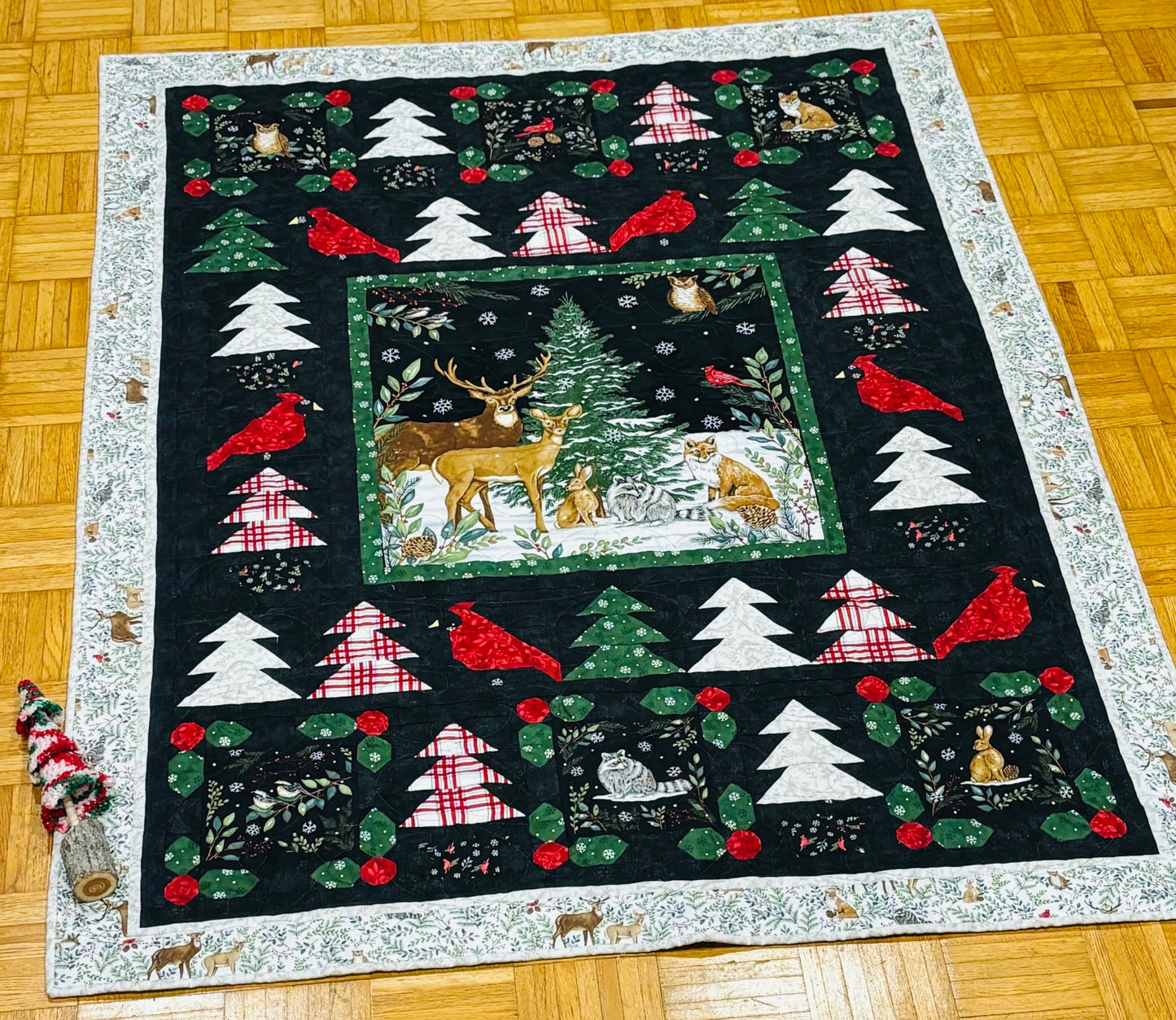 Winter Forest Finished Quilt