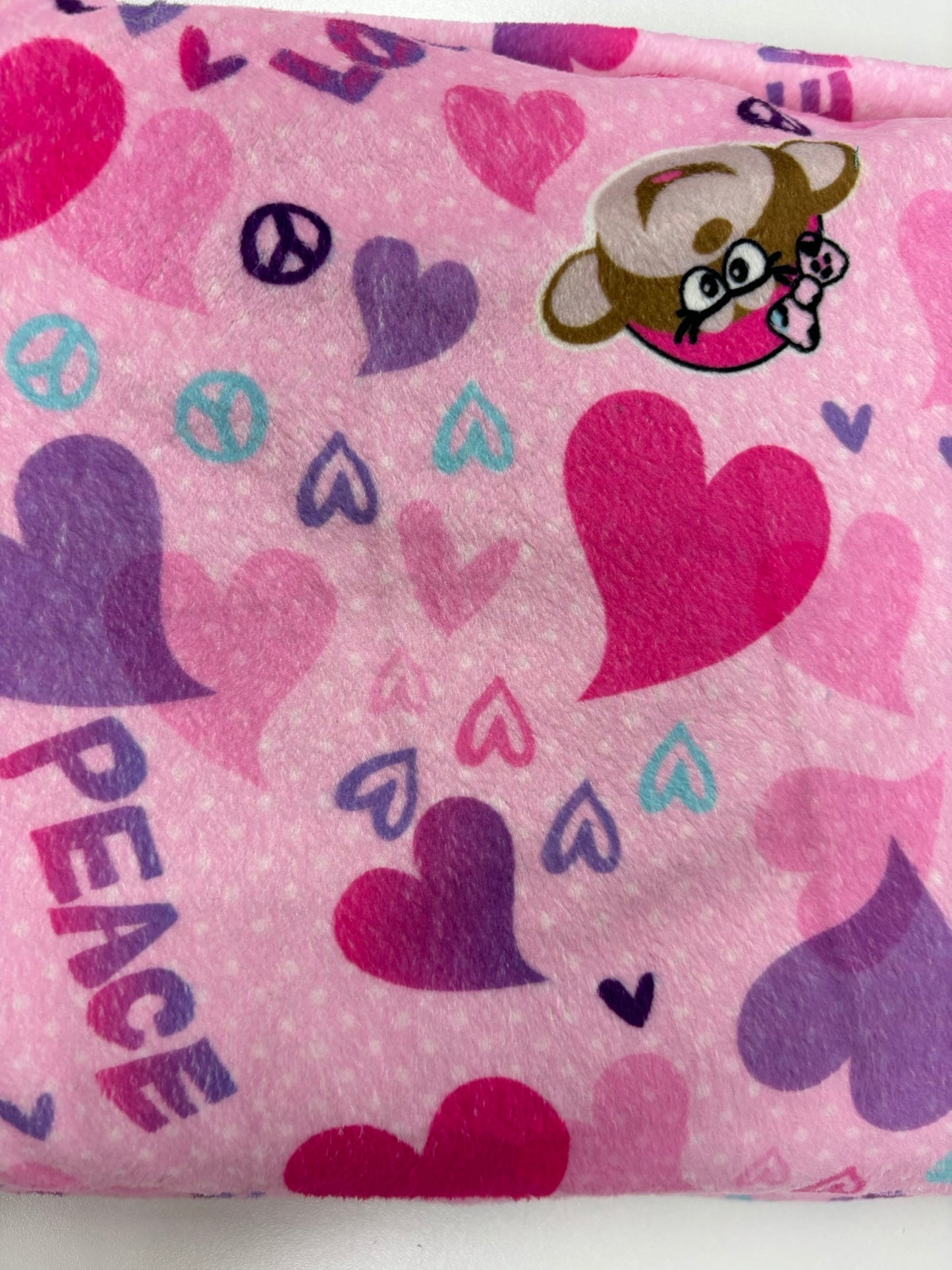 Peace Monkey Minky