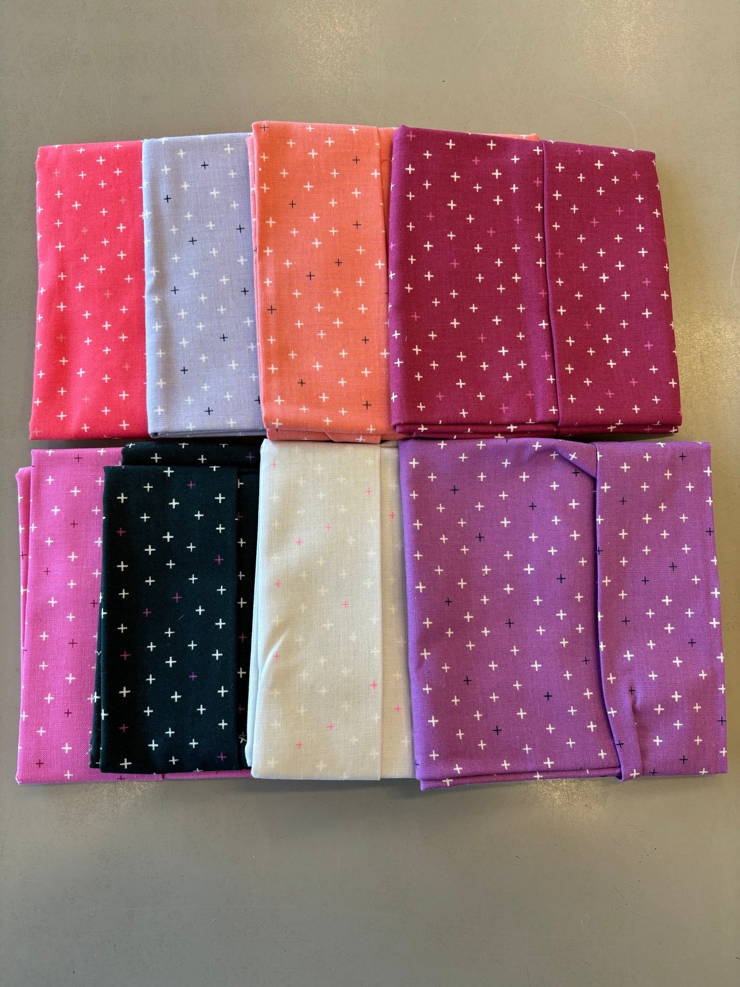 Cotton and Steel Be Positive Pop of Pink Fat Quarter Bundle