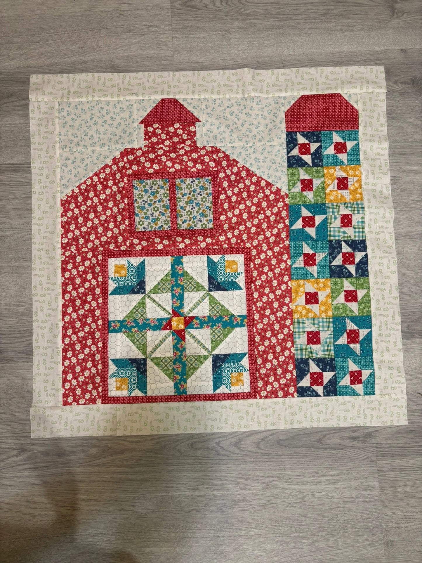 Quilt Seeds Winter Barn Quilt Kit